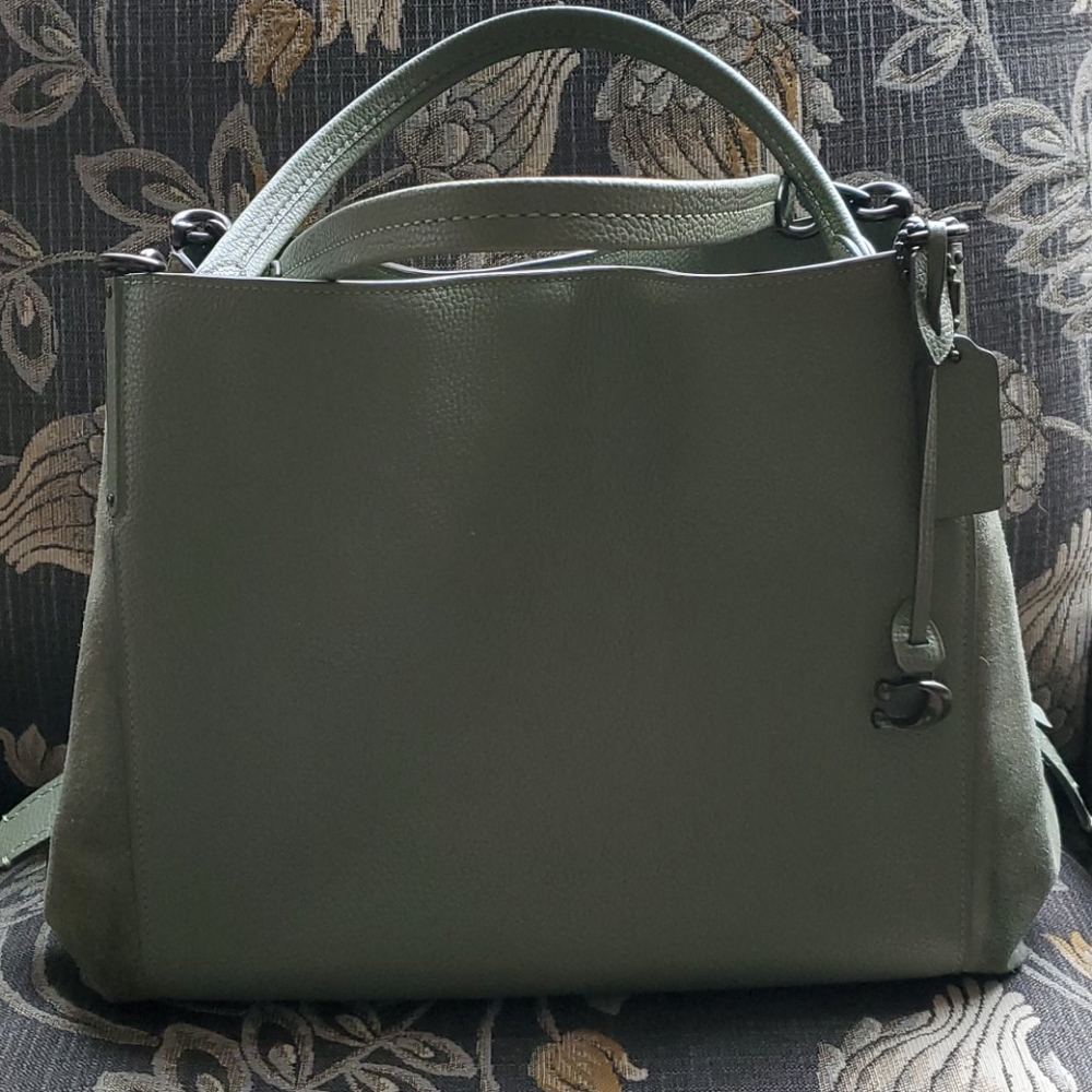 Coach Mixed leather Dalton  shoulder bag